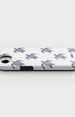 iPhone 16e Tough Case – Blue Turtles - View 3