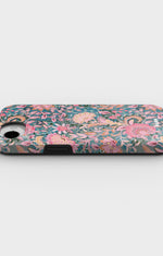 iPhone 16e Tough Case – Fantasy Flowers - View 3