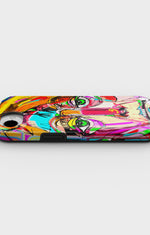 iPhone 16e Tough Case – Abstract Portrait - View 3