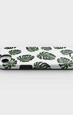 iPhone 16e Tough Case – Monstera Pattern - View 3