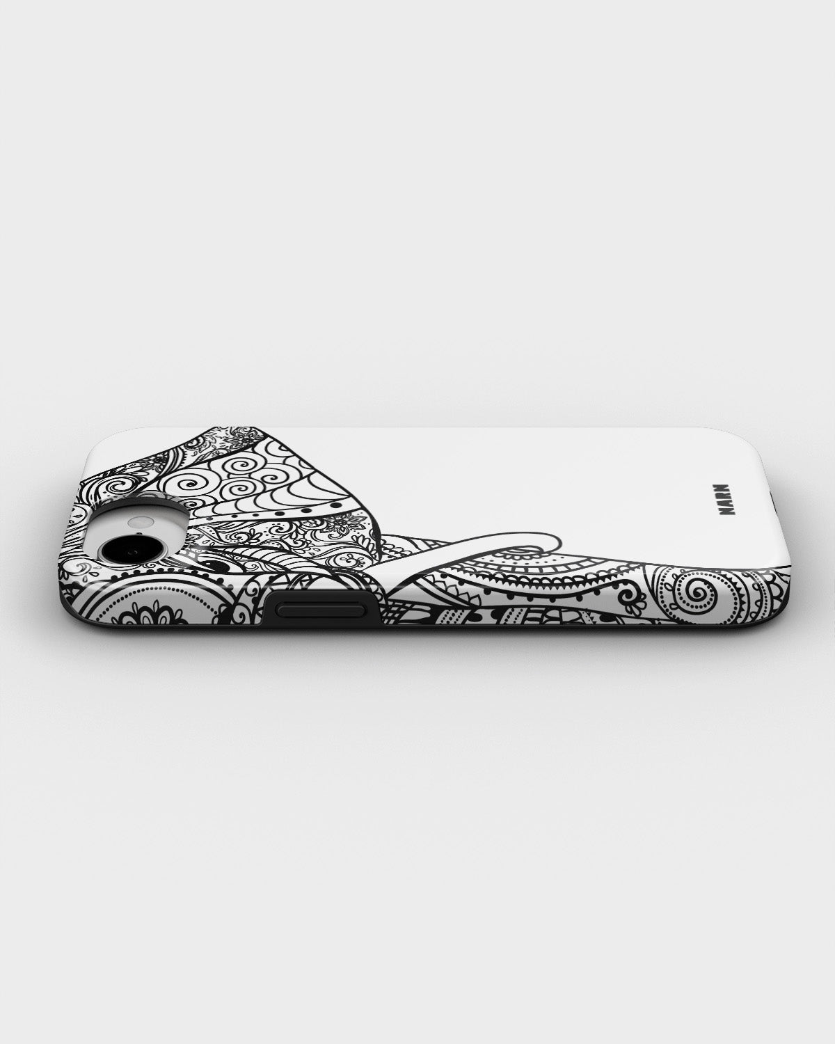 iPhone 16e Tough Case – Mandala Elephant - View 3