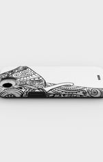 iPhone 16e Tough Case – Mandala Elephant - View 3
