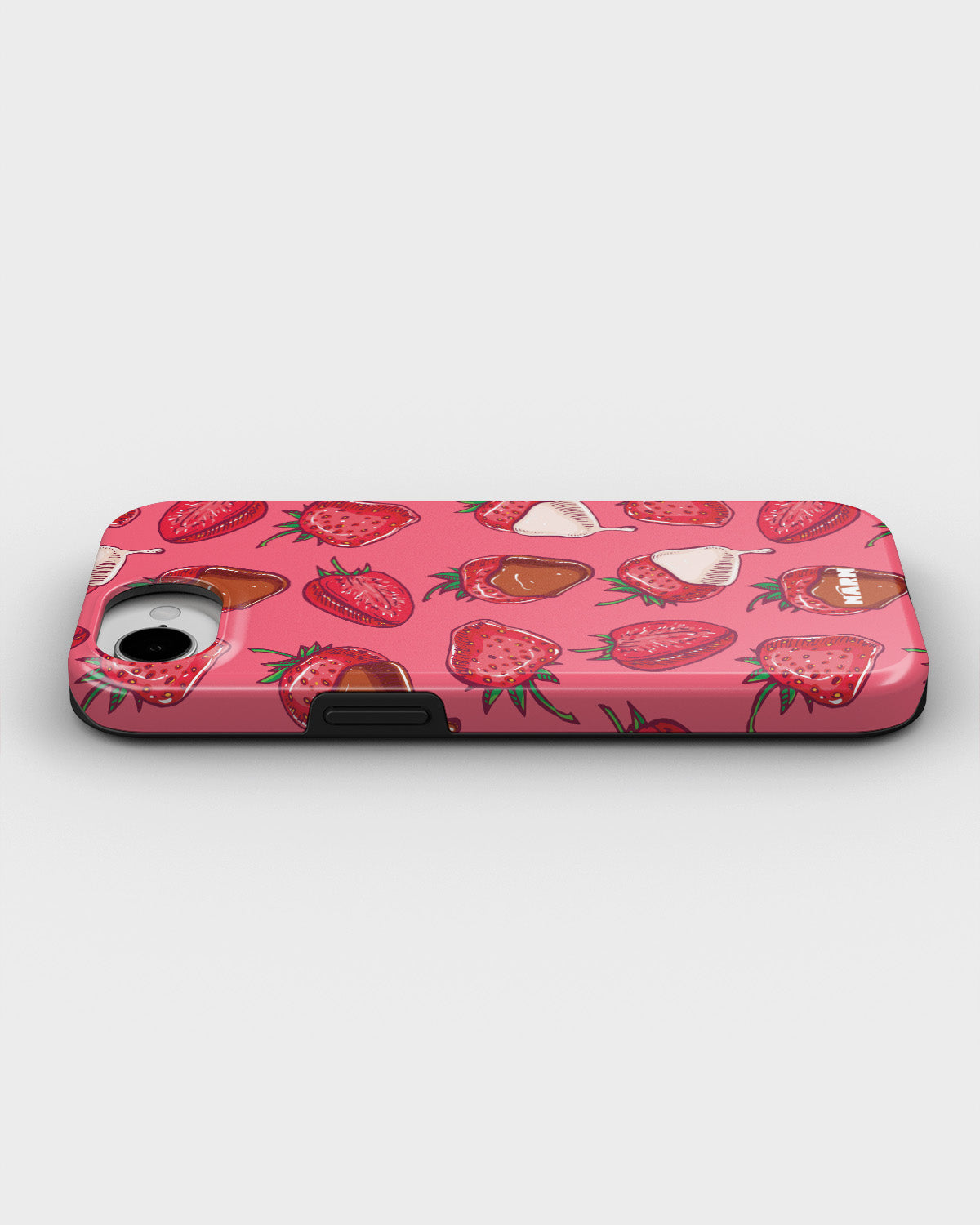 iPhone 16e Tough Case – Strawberry Chocolate - View 3