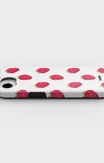 iPhone 16e Tough Case – Raspberry Bliss - View 3