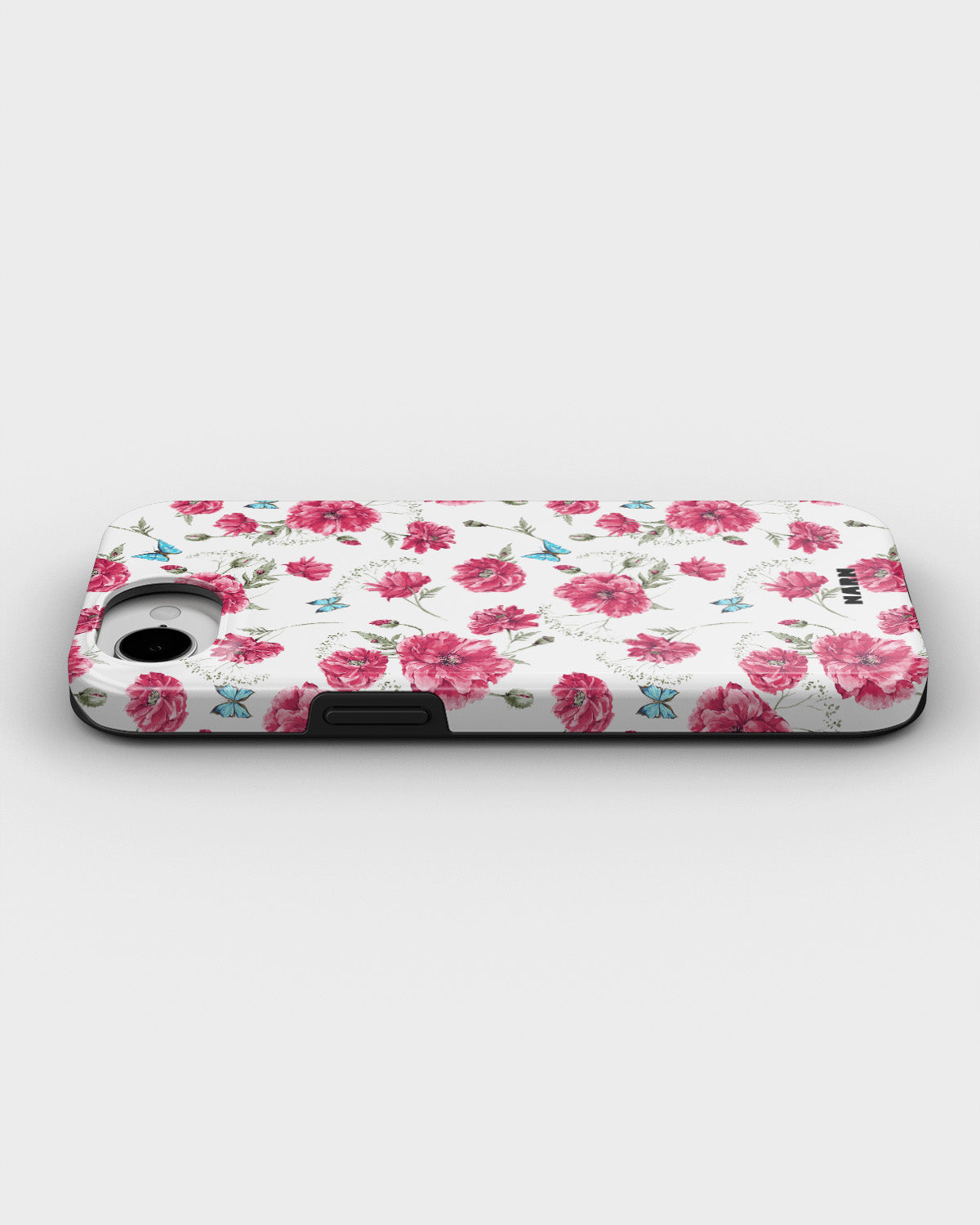 iPhone 16e Tough Case – Poppies in Bloom - View 3