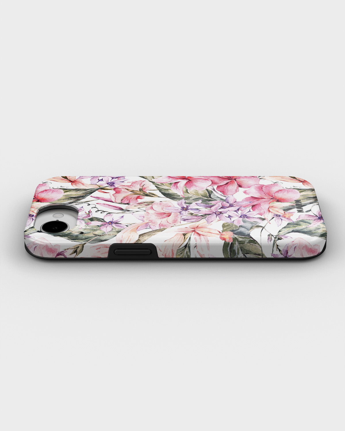 iPhone 16e Tough Case – Watercolor Flowers - View 3