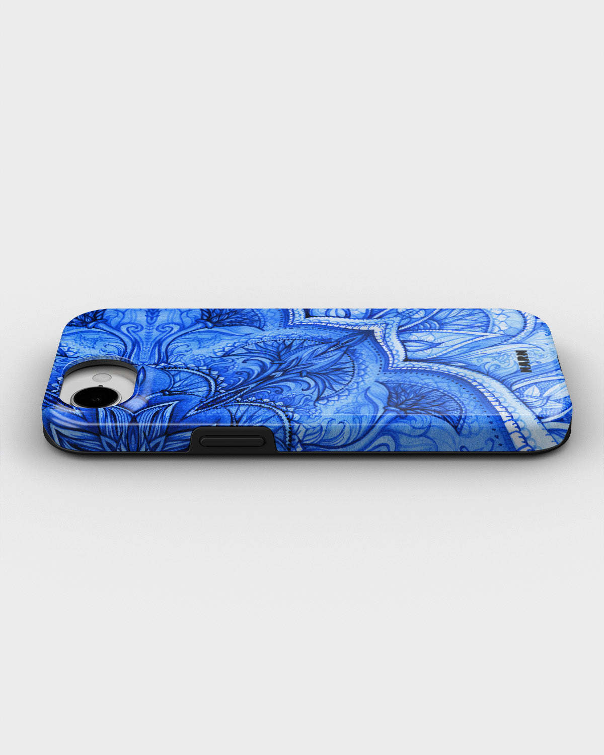 iPhone 16e Tough Case – Blue Vintage - View 3