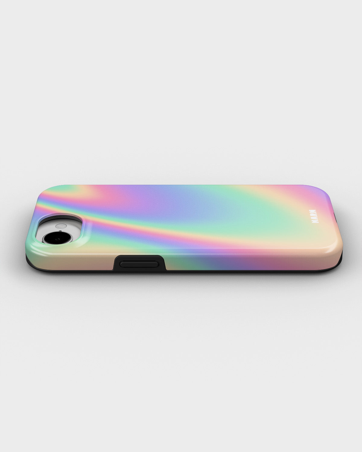 iPhone 16e Tough Case – Rainbow Haze - View 3