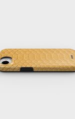 iPhone 16e Tough Case – Yellow Snake - View 3