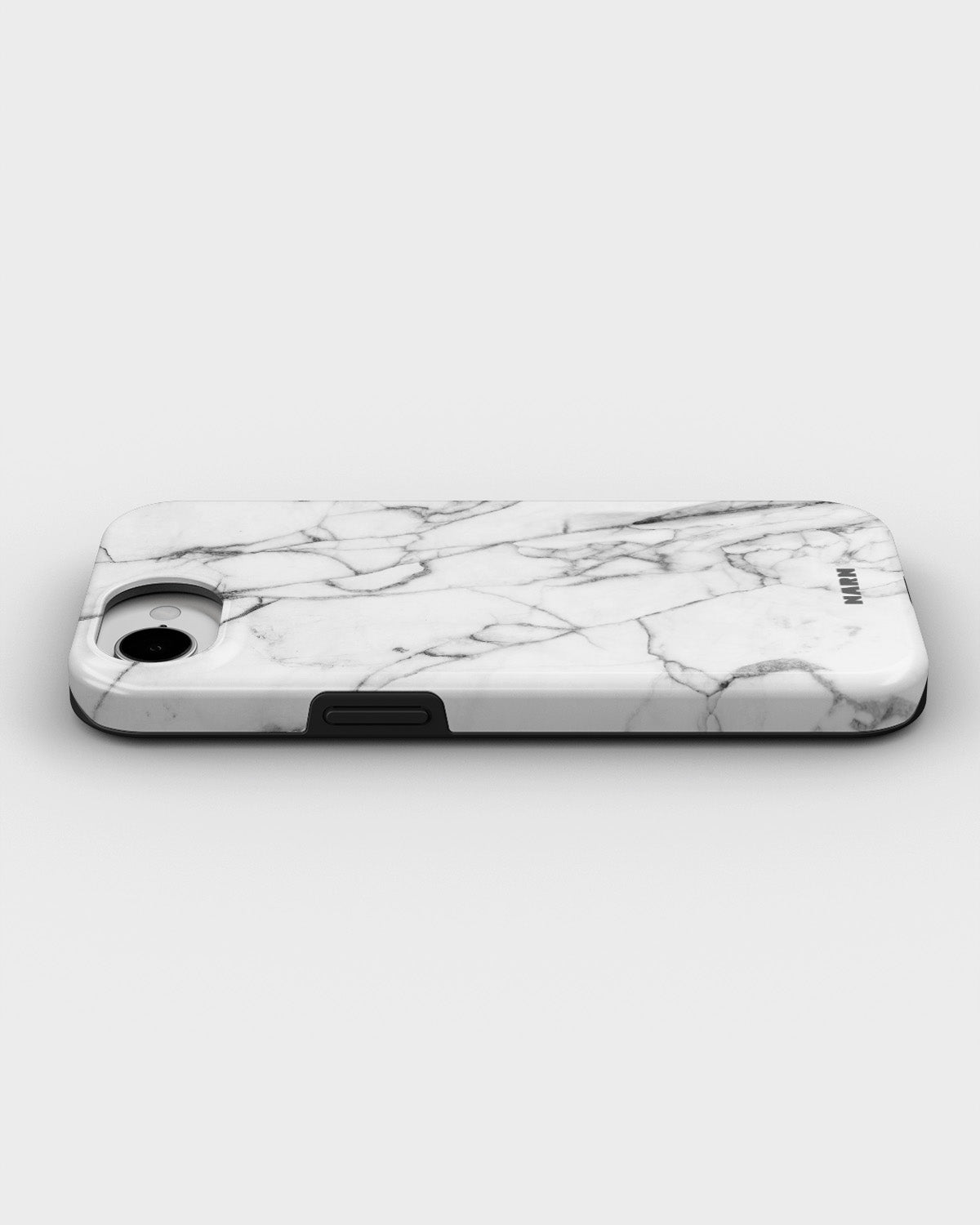 iPhone 16e Tough Case – Milky Marble - View 3