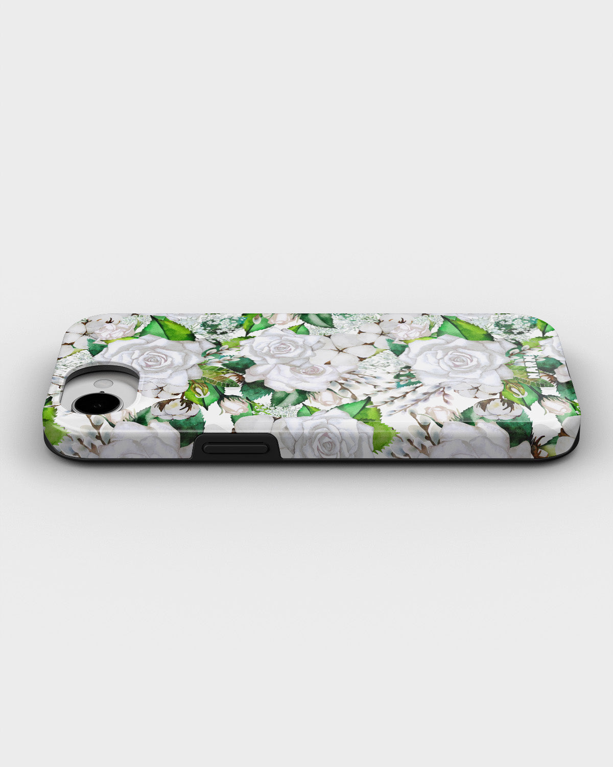 iPhone 16e Tough Case – White Bloom - View 3