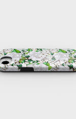 iPhone 16e Tough Case – White Bloom - View 3