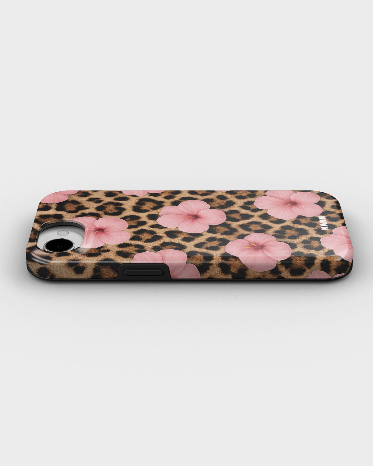 iPhone 16e Tough Case – Leopard Flower - View 3