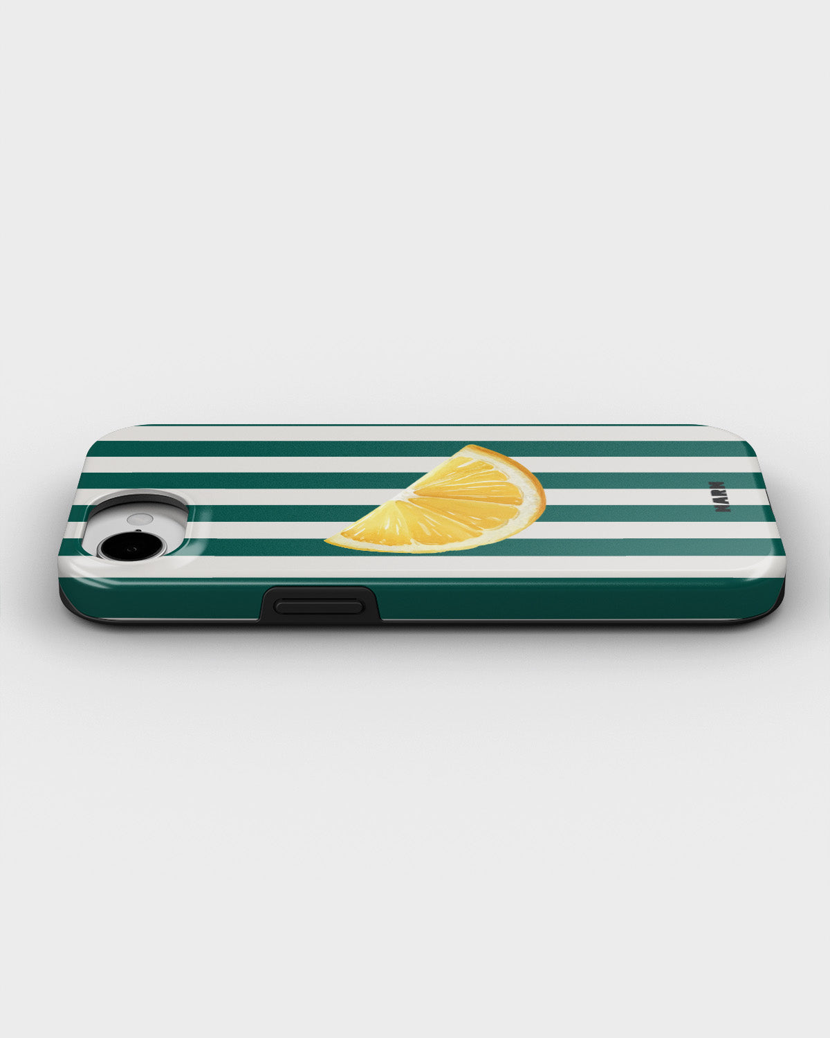 iPhone 16e Tough Case – Lemon Stripes - View 3