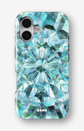 iPhone 17 Tough Case – Green Crystals - View 1