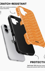 iPhone 17 Tough Case – Orange Snake - View 2