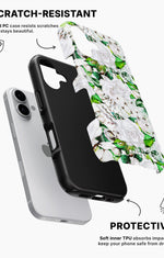 iPhone 17 Tough Case – White Bloom - View 2