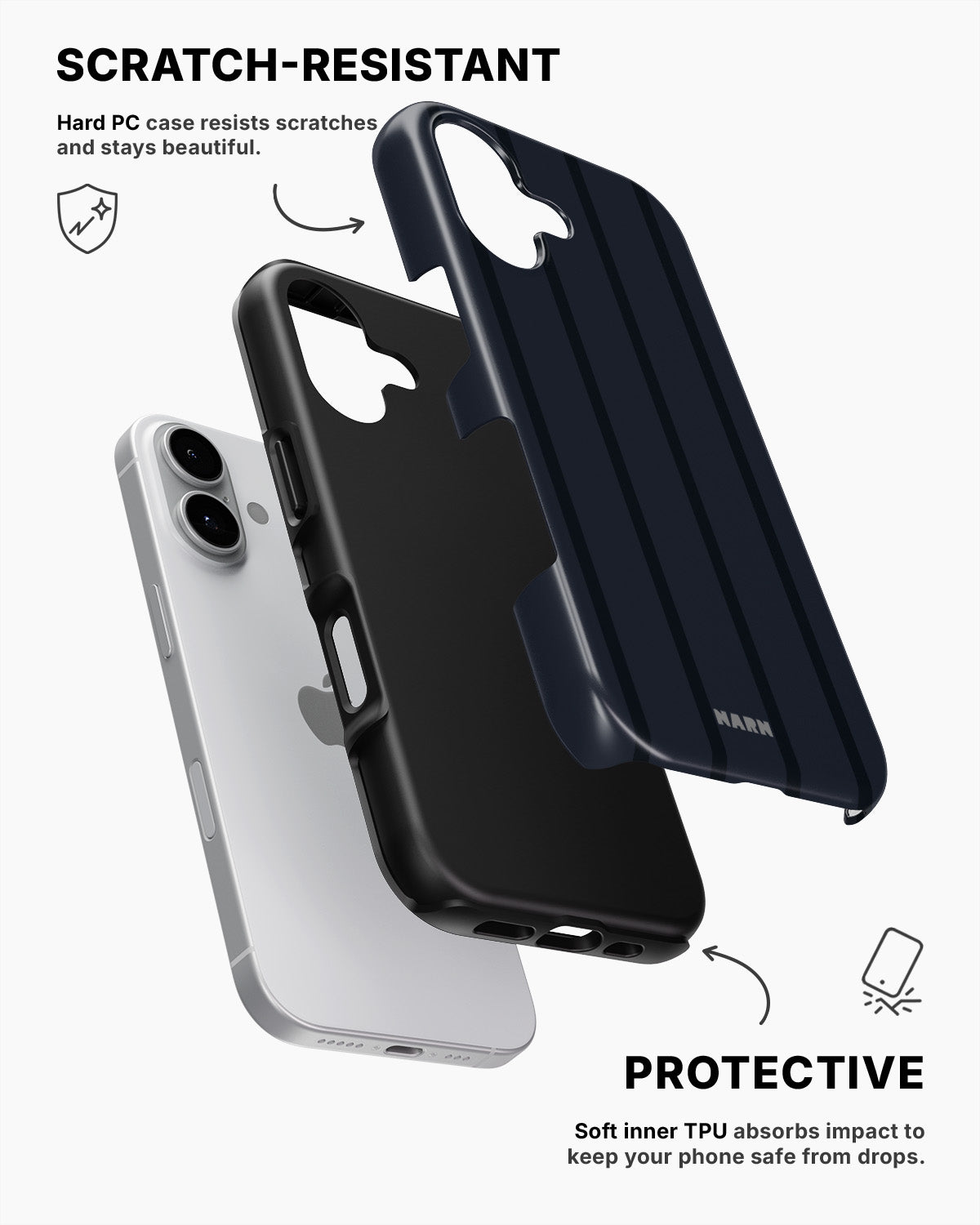 iPhone 17 Tough Case – Navy Dream - View 2