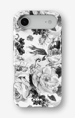 iPhone Air Tough Case – Black & White Bloom - View 1