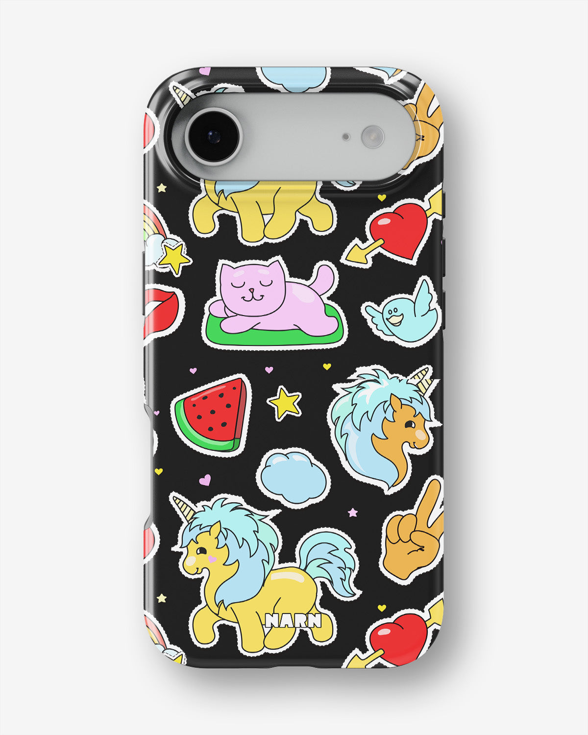 iPhone Air Tough Case – Cute Stickers - View 1