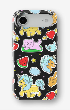 iPhone Air Tough Case – Cute Stickers - View 1