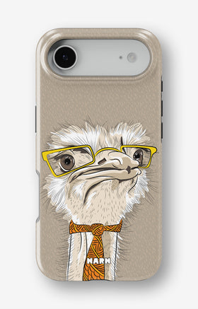 iPhone Air Tough Case – Hipster Ostrich - View 1