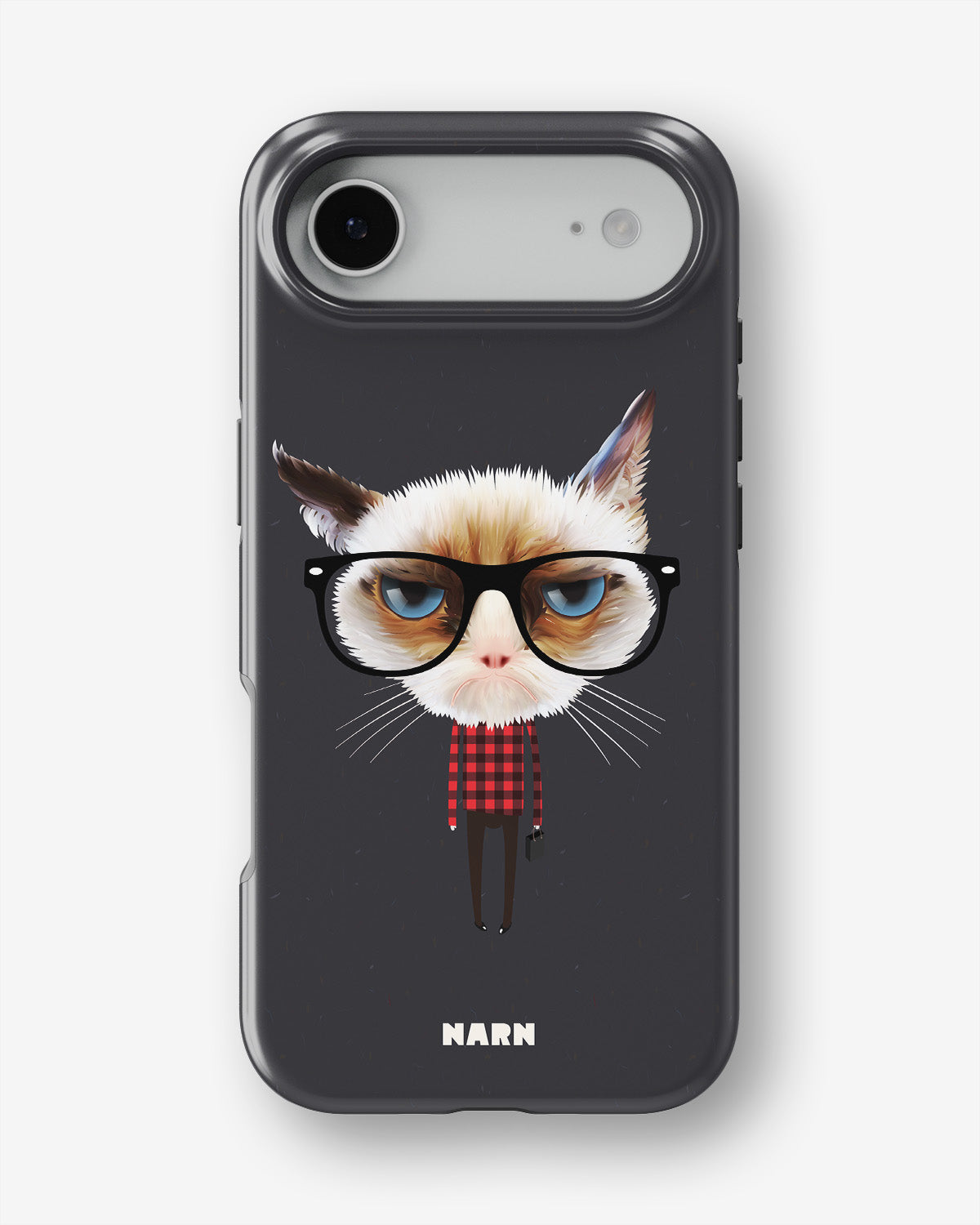 iPhone Air Tough Case – Hipster Cat - View 1