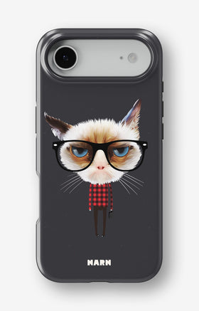 iPhone Air Tough Case – Hipster Cat - View 1