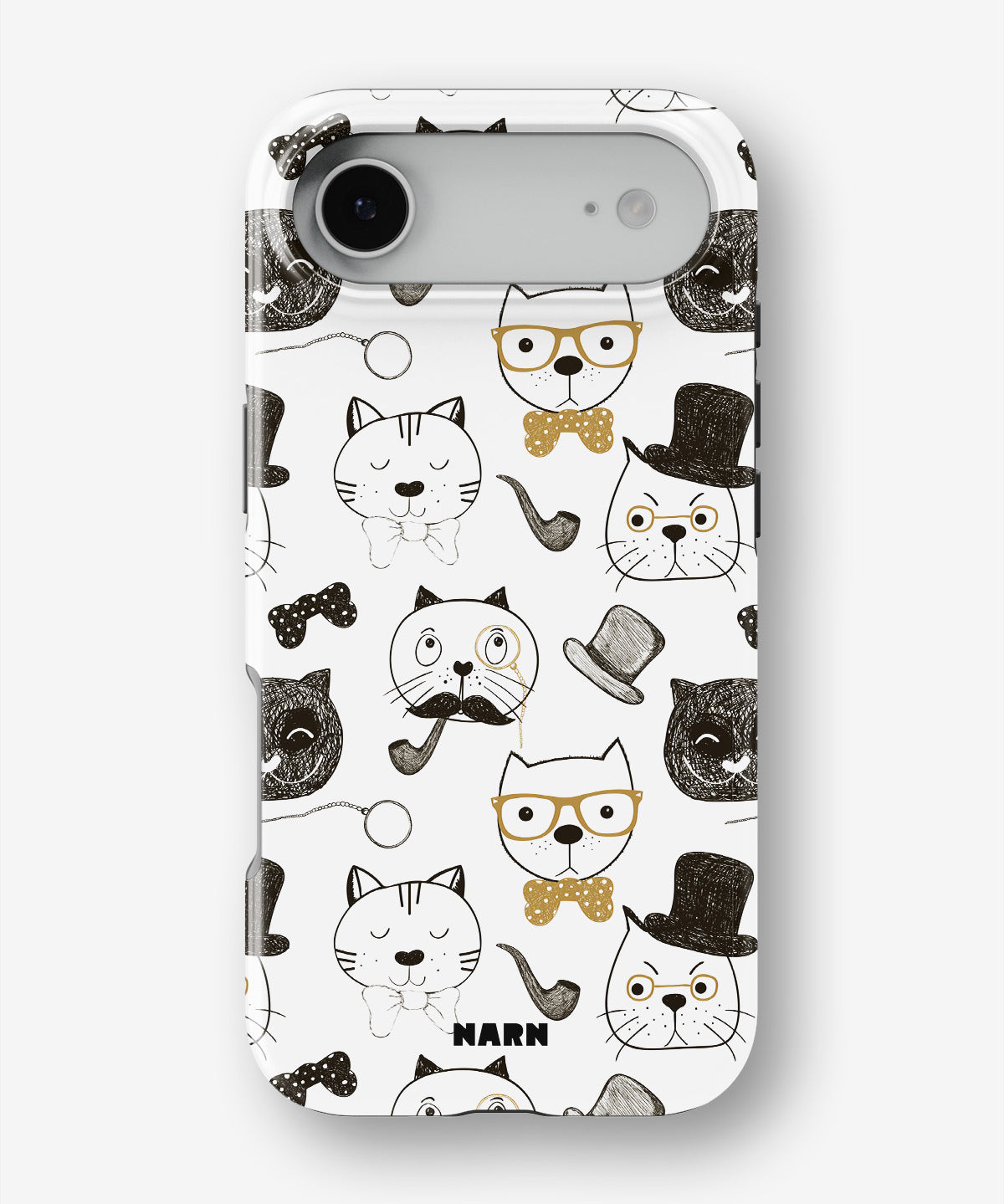 iPhone Air Tough Case – Cartoon Cats - View 1