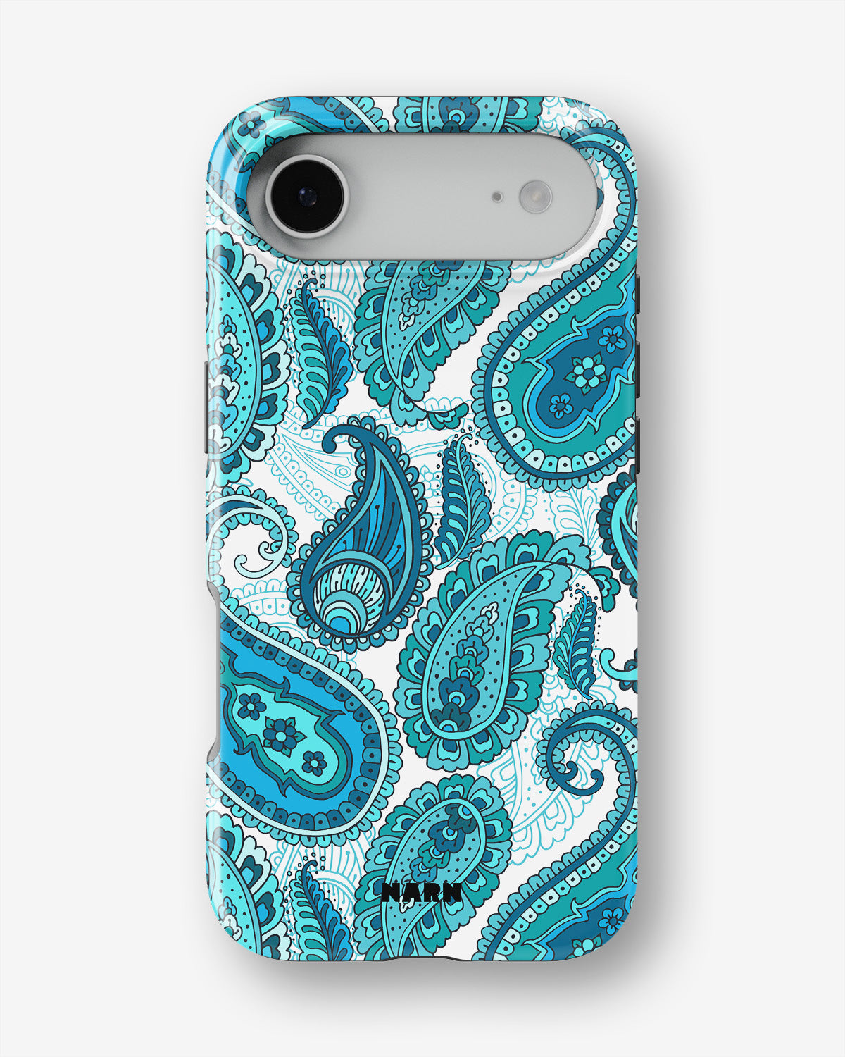 iPhone Air Tough Case – Turquoise Paisley - View 1