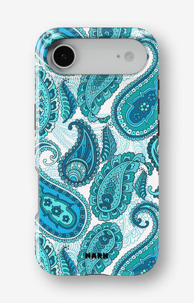 iPhone Air Tough Case – Turquoise Paisley - View 1