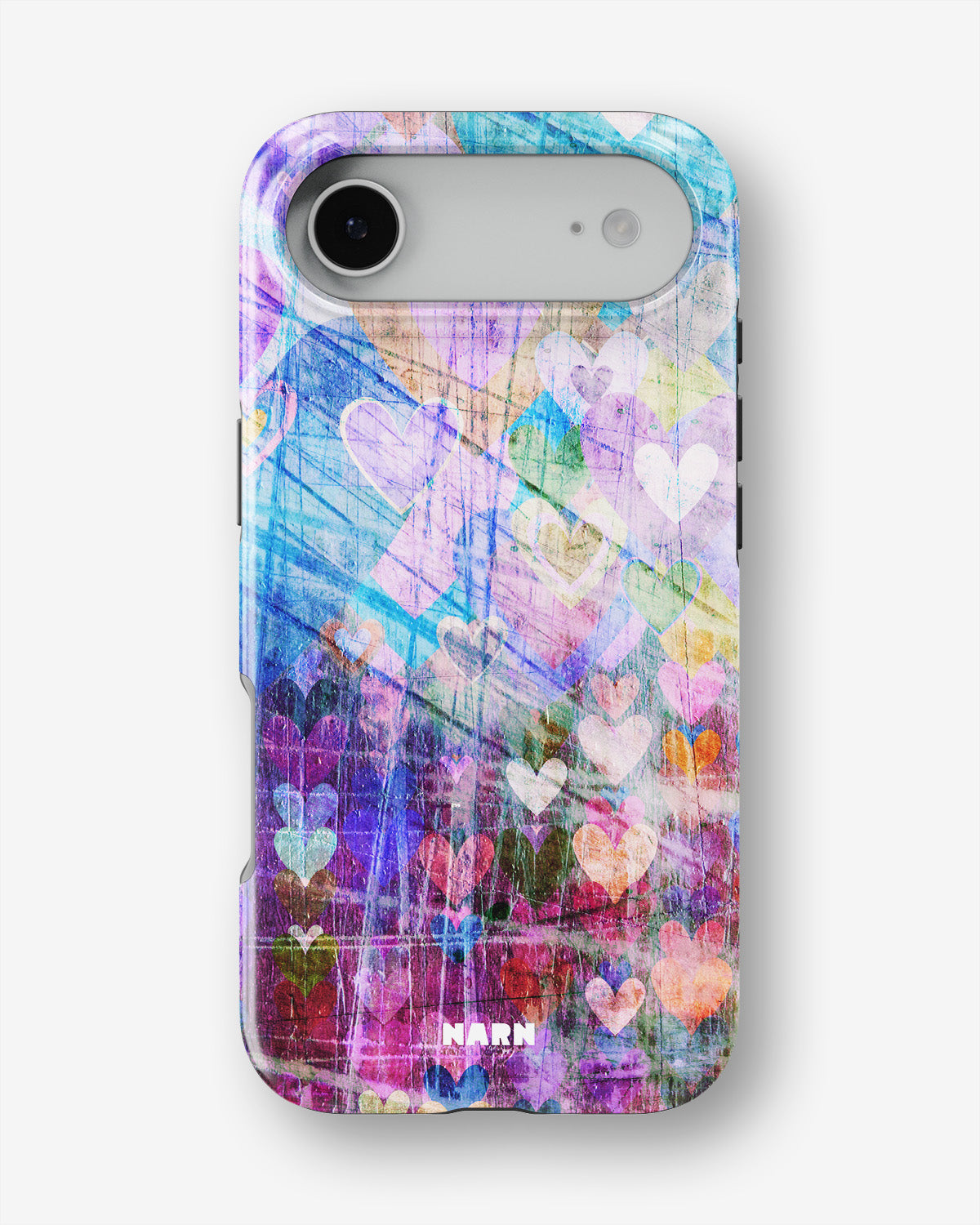 iPhone Air Tough Case – Purple Hearts - View 1