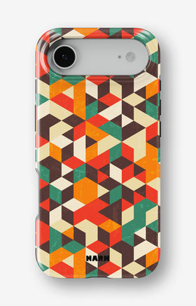 iPhone Air Tough Case – Retro Geometric - View 1