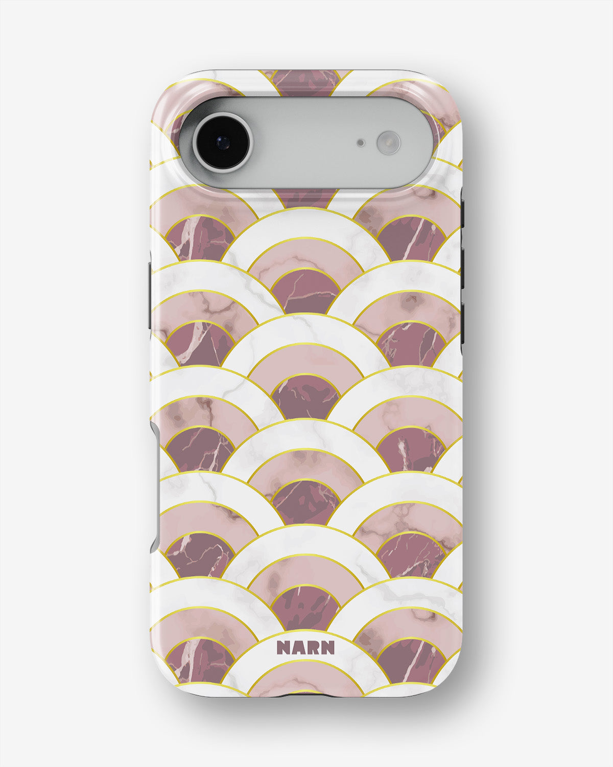 iPhone Air Tough Case – Pink Marble Waves - View 1