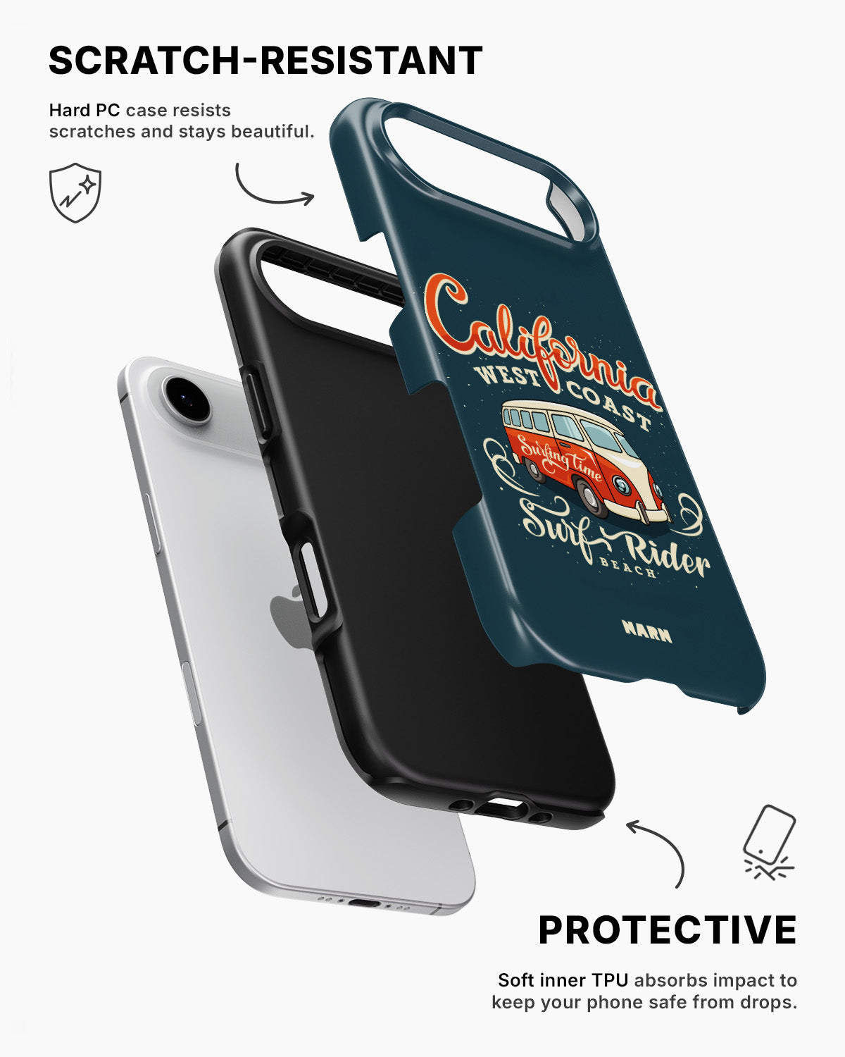 iPhone Air Tough Case – California Surf - View 2