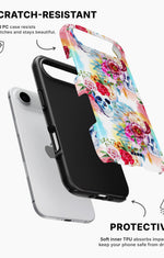 iPhone Air Tough Case – Flowered Skulls - View 2