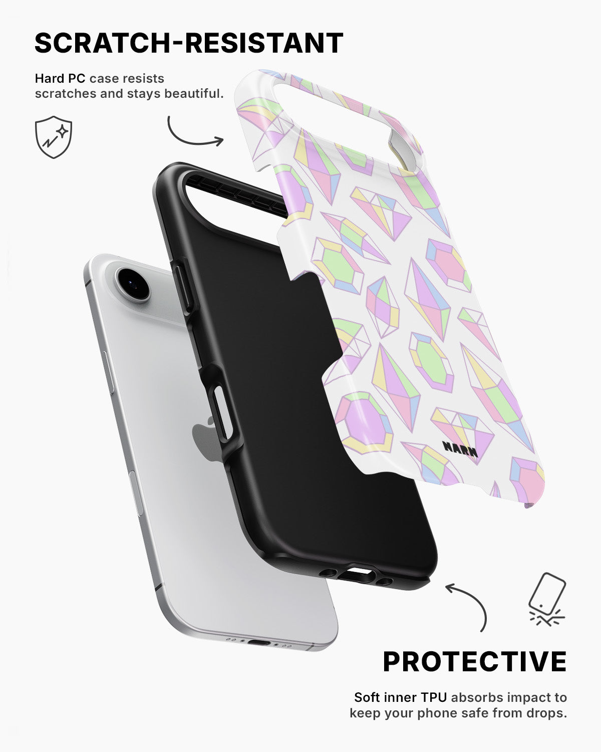 iPhone Air Tough Case – Diamonds - View 2