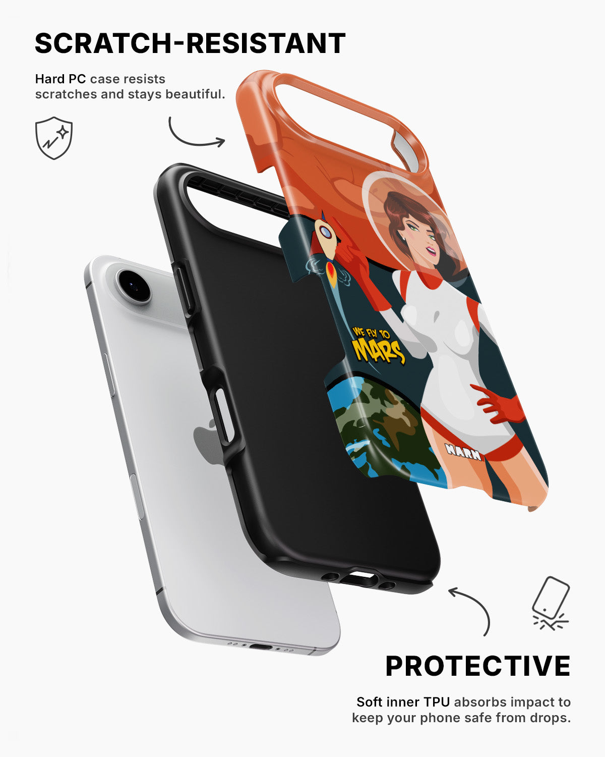 iPhone Air Tough Case – We Fly To Mars - View 2