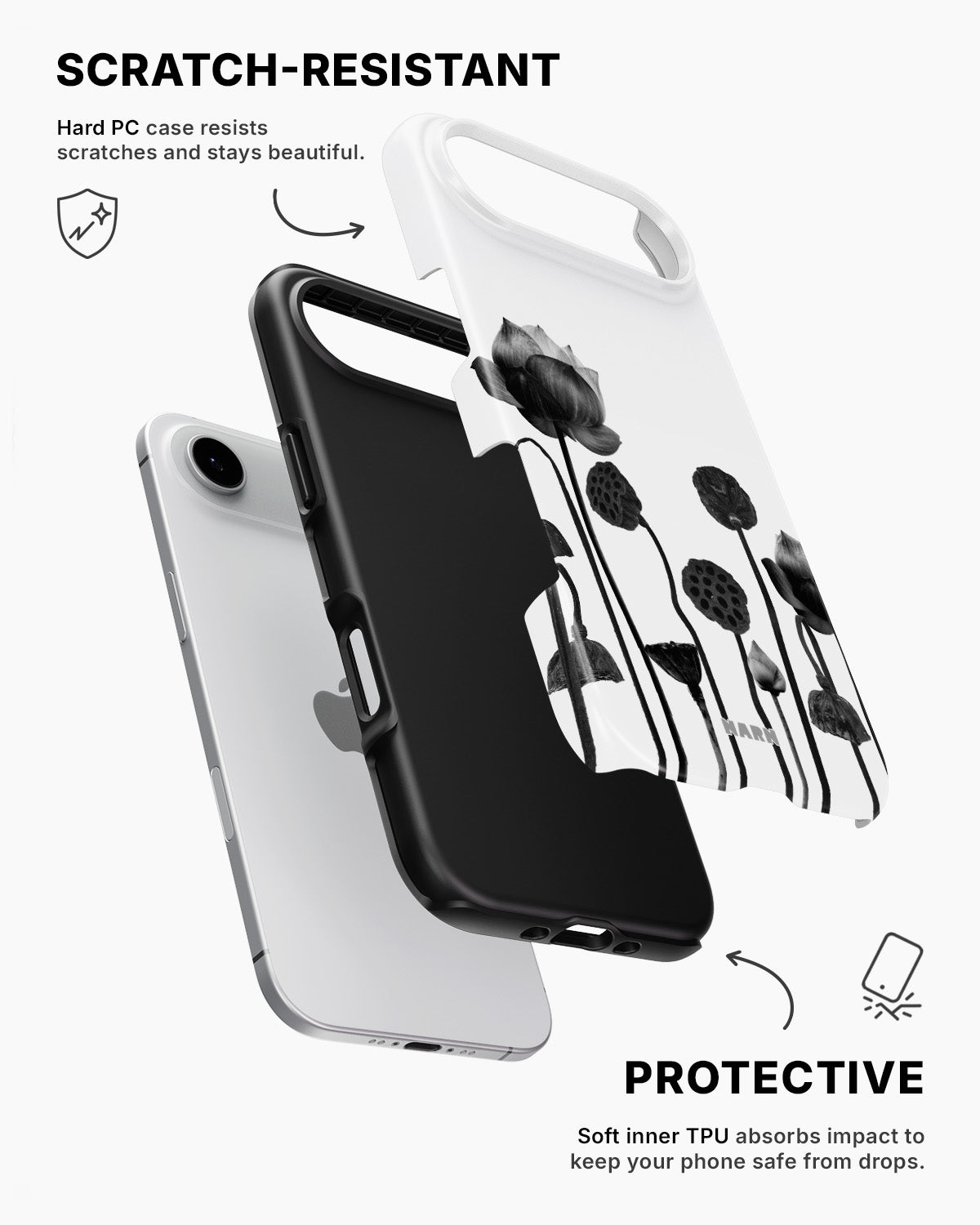 iPhone Air Tough Case – Lotus Blooms - View 2