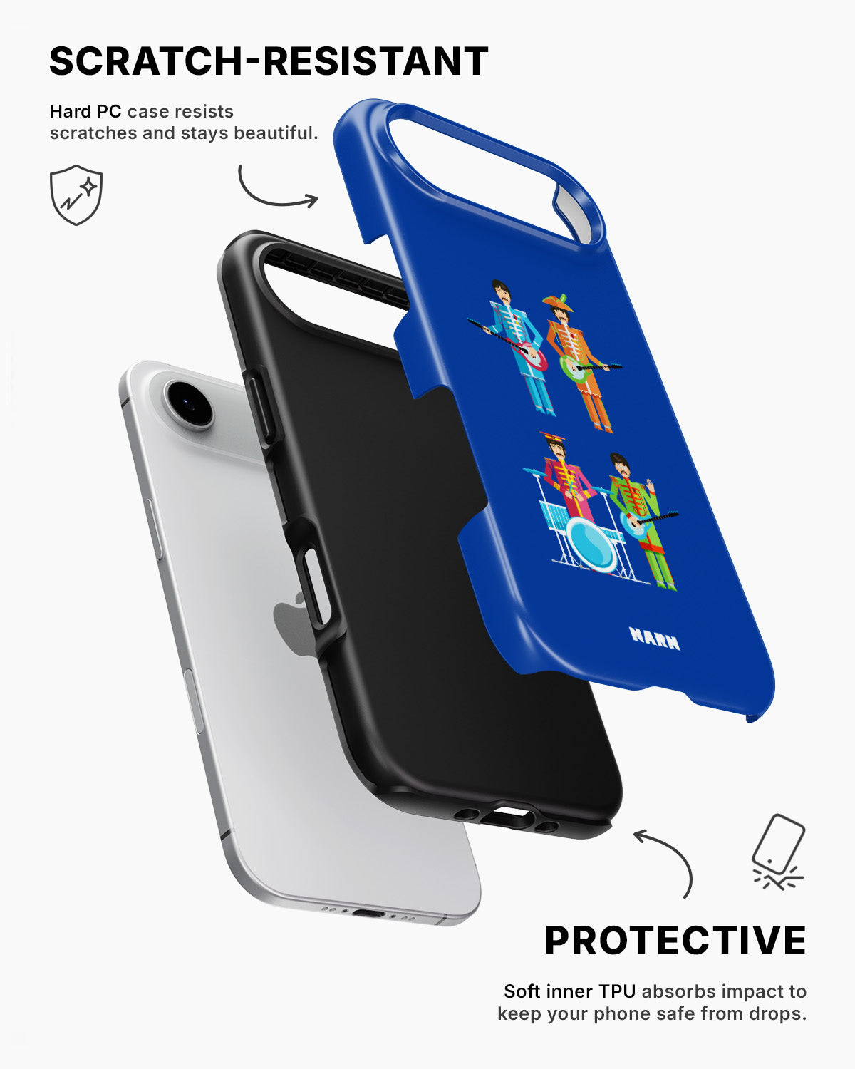 iPhone Air Tough Case – Beatles Blue - View 2