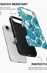 iPhone Air Tough Case – Turquoise Paisley - View 2