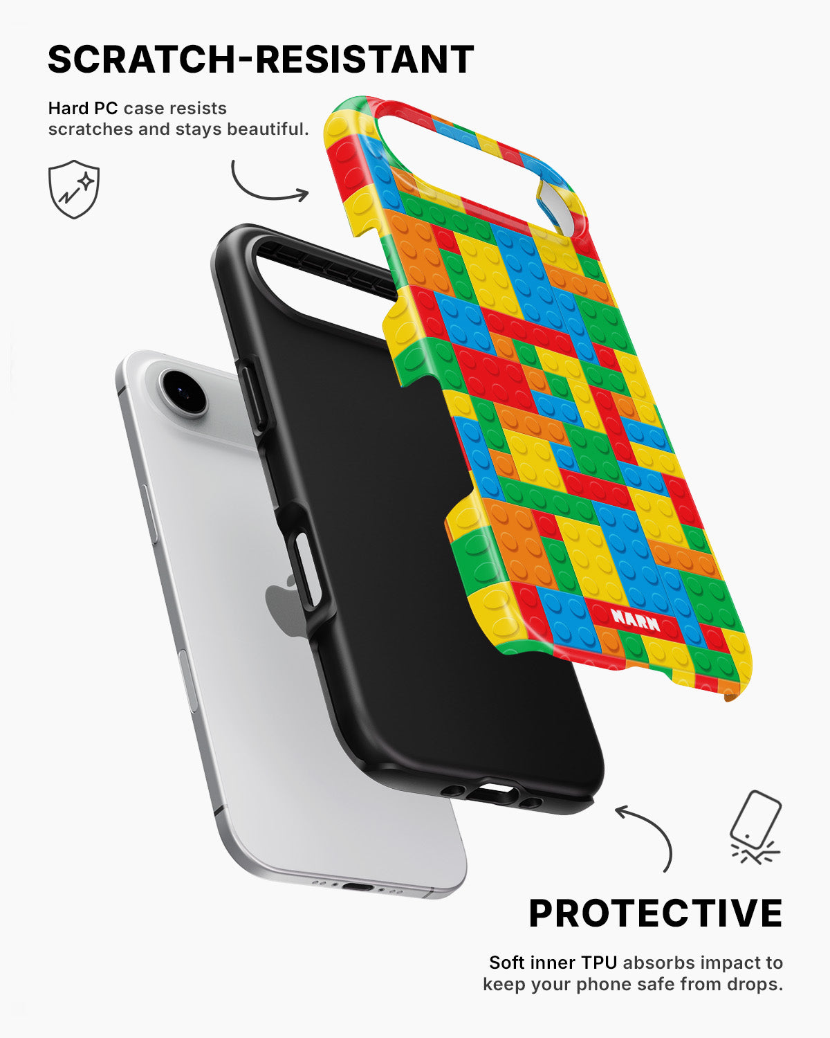 iPhone Air Tough Case – Building Bricks - View 2
