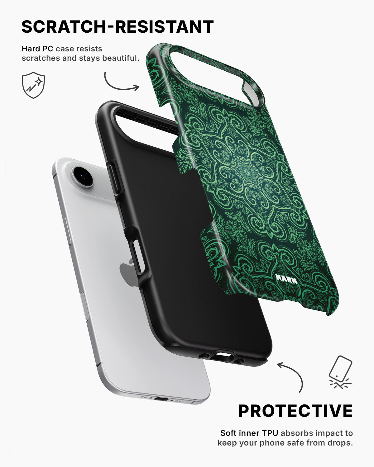 iPhone Air Tough Case – Retro Forest - View 2