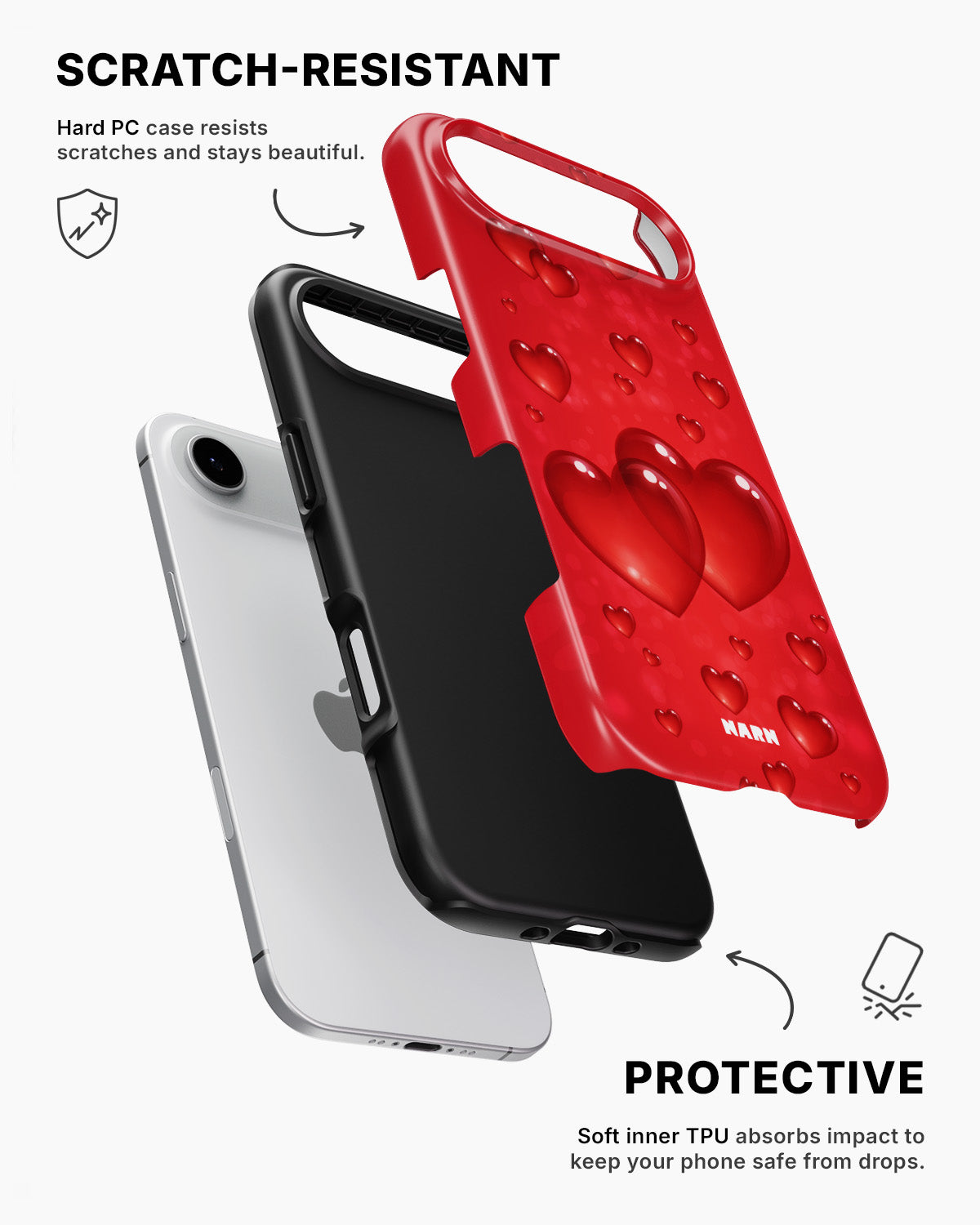 iPhone Air Tough Case – Red Romance - View 2