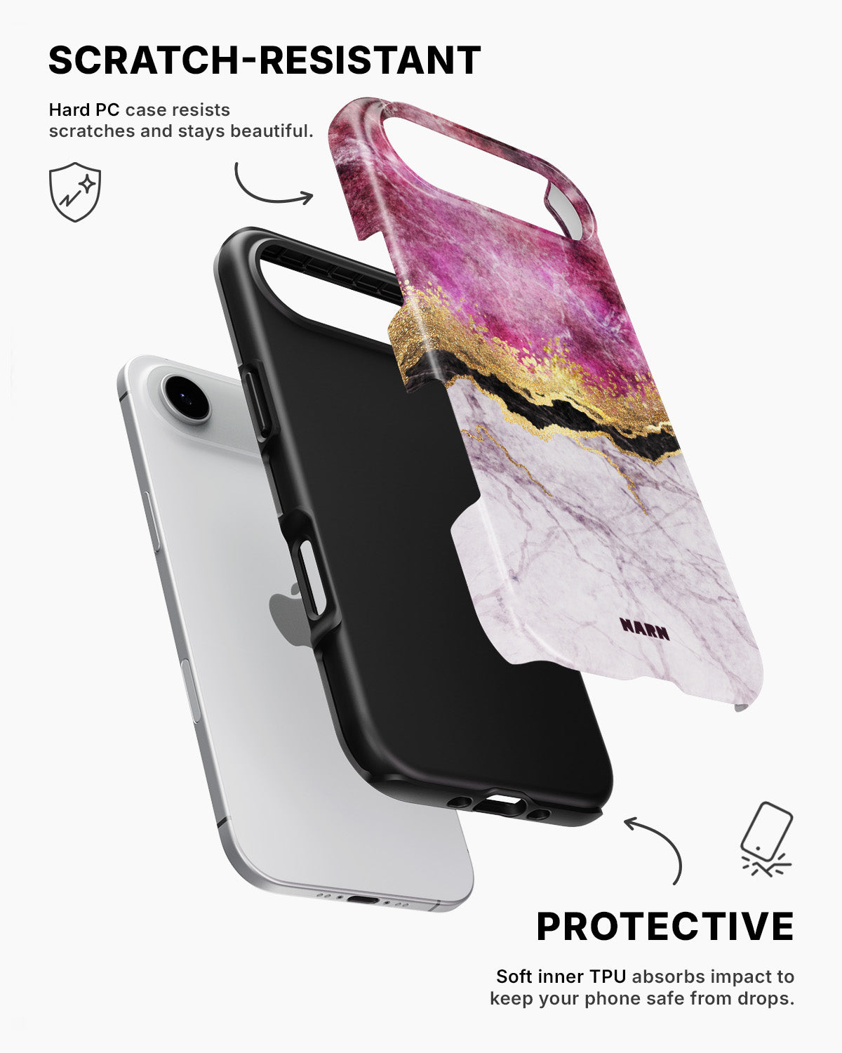 iPhone Air Tough Case – Pink Dream - View 2