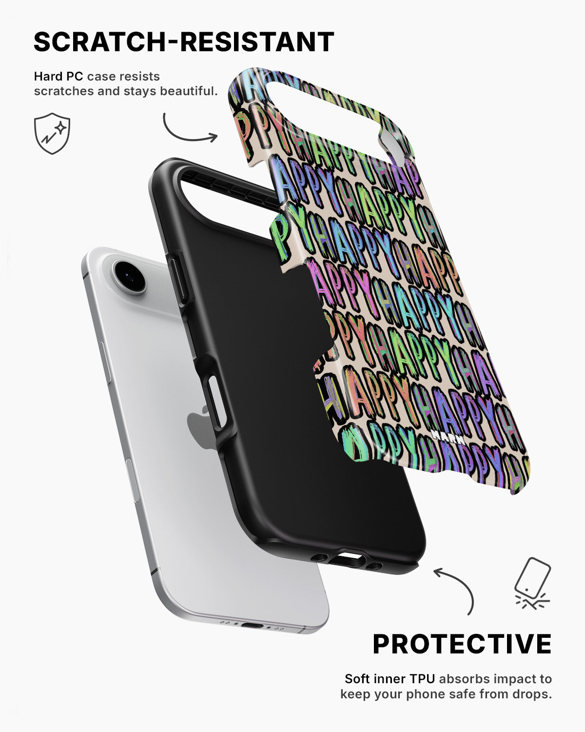 iPhone Air Tough Case – Happy - View 2