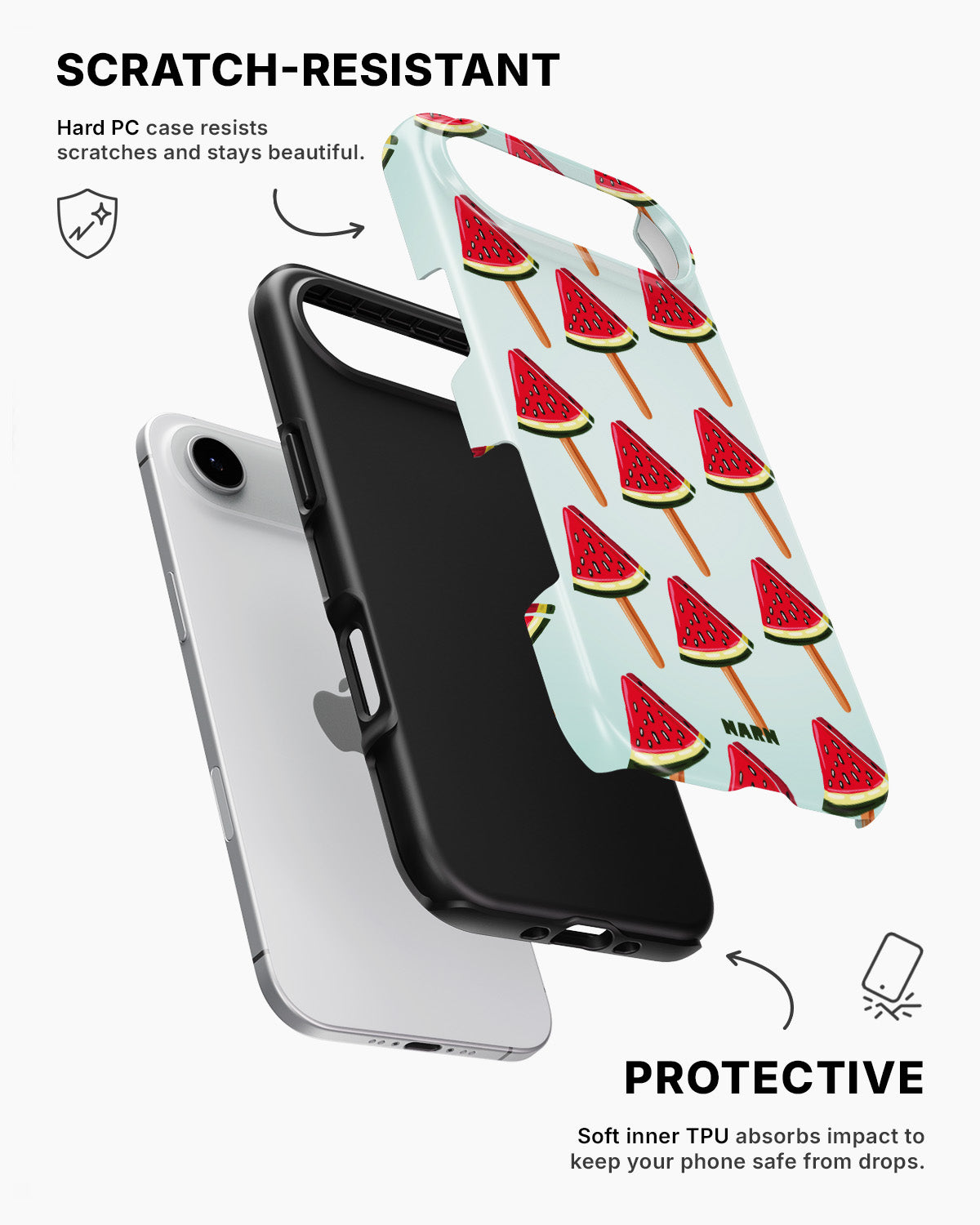 iPhone Air Tough Case – Watermelon Bliss - View 2