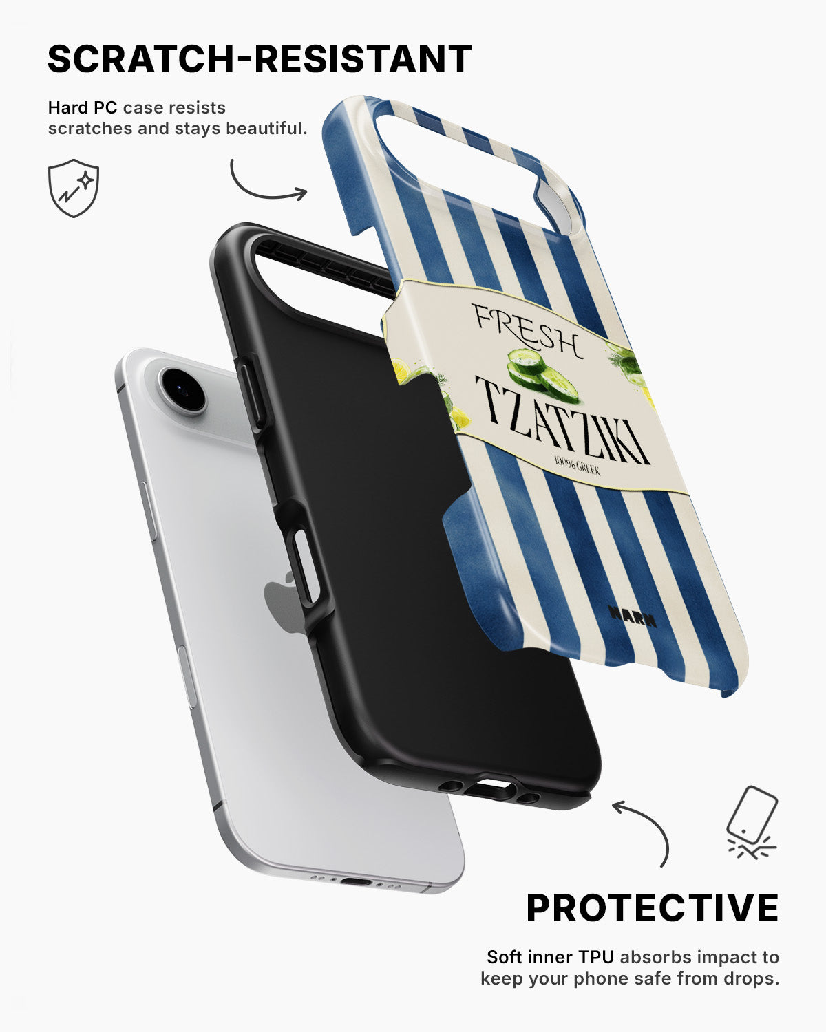 iPhone Air Tough Case – Greek Blues - View 2