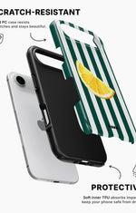 iPhone Air Tough Case – Lemon Stripes - View 2