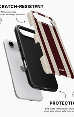 iPhone Air Tough Case – Bordeaux Stripe - View 2